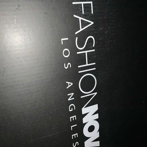 Fashion nova thigh high boots, glittery size 8